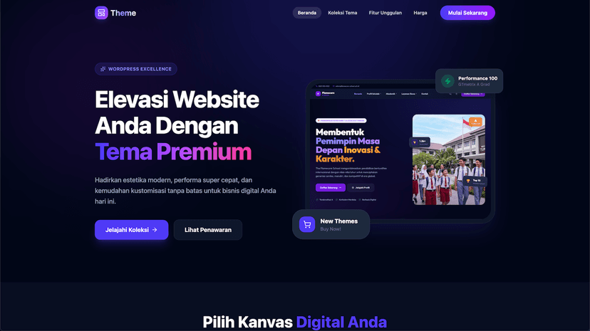 Custom WordPress Themes Development